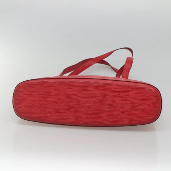 LOUIS VUITTON Epi Lussac Shoulder Bag Red M52287 LV Auth 116939 - Picture 6 of 16